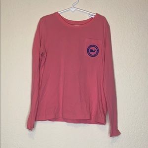 Hot pink Vineyard Vines LS
